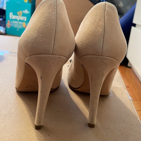 J crew nude suede pumps 8.5 - Picture 4 of 4